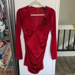 Red brand new dress